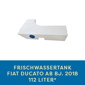 Tank für Trinkwasser im Wohnmobil