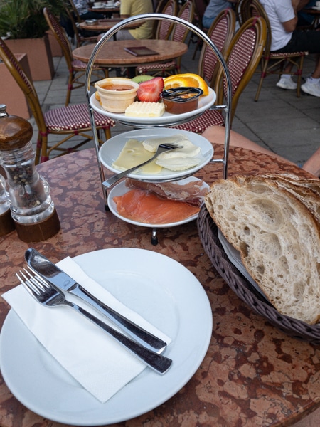 Frühstück in der Altstadt von Bayreuth